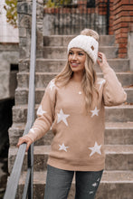 Load image into Gallery viewer, Season of Stars Sweater in Nude
