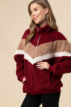 Load image into Gallery viewer, Winter Weather Sweater Pullover in Burgandy
