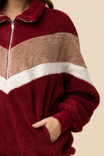Load image into Gallery viewer, Winter Weather Sweater Pullover in Burgandy
