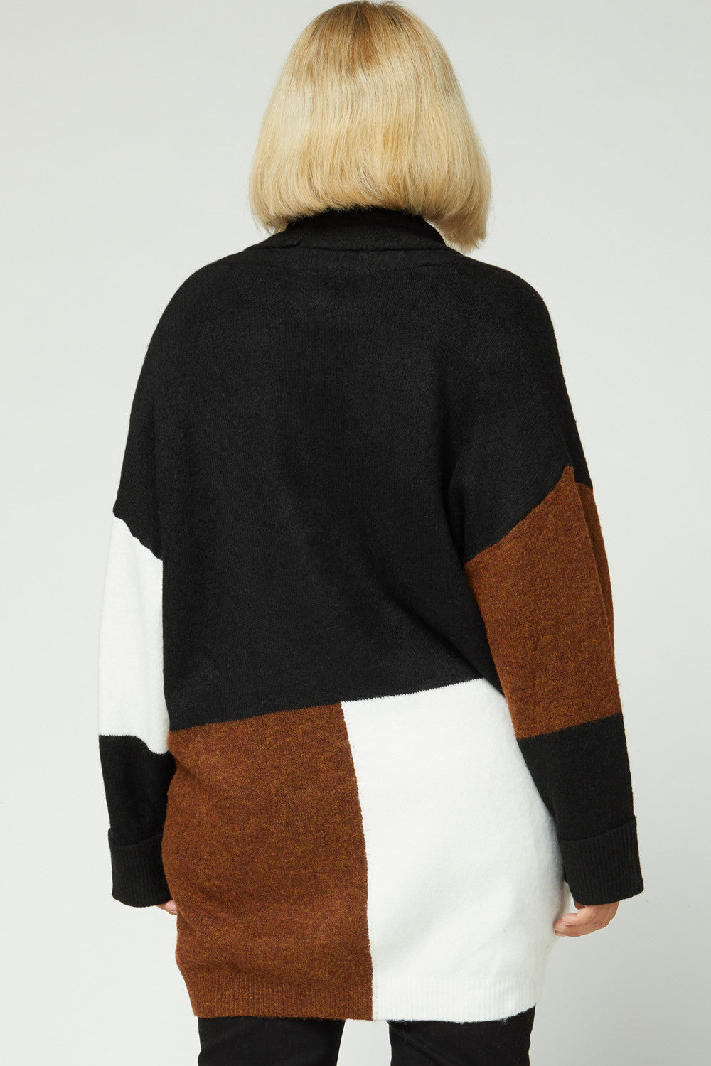 Stay Together Color Block Cardigan