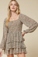 Load image into Gallery viewer, It&#39;s a Date Leopard Ruffle Romper
