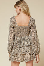 Load image into Gallery viewer, It&#39;s a Date Leopard Ruffle Romper
